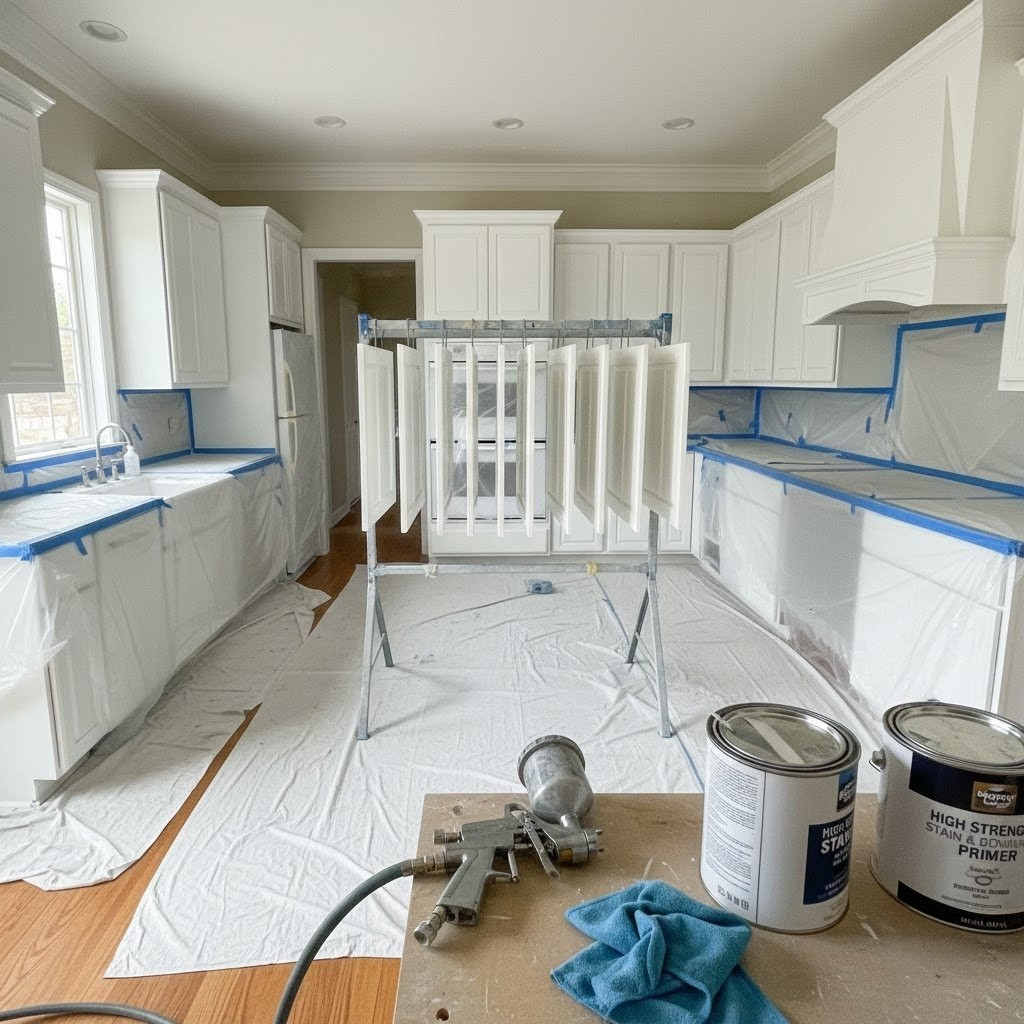 Kitchen Cabinet Painting & Resurfacing